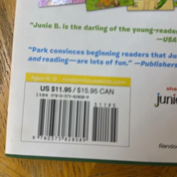 June B. Jones hard cover book. Jingle Bells, Batman Smells(P.S so does May) - Picture 4 of 5